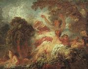 Jean-Honore Fragonard The Bathers oil on canvas